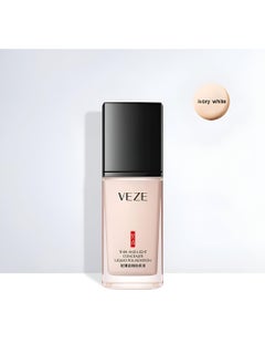 VEZE Hd Foundation - Long-Lasting Ivory White Formula For Evening Events With Flawless Coverage And Radiant Finish  - Image 1