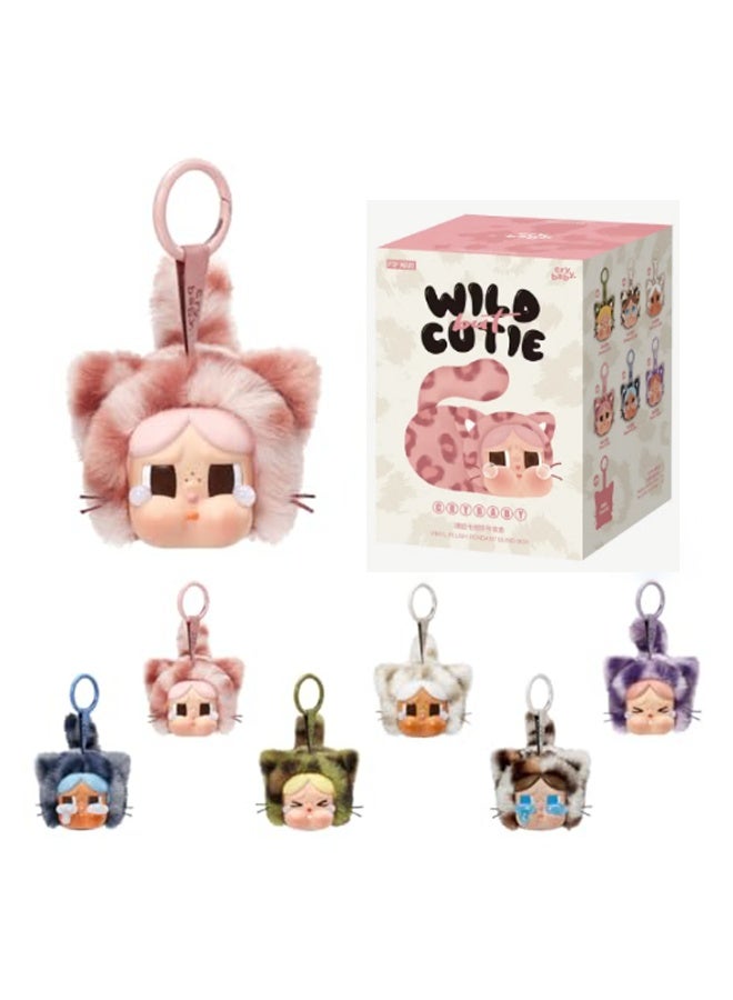 بوب مارت مجموعة كاملة من دمى POP MART Crybaby Wild But Cutie القطيفة المصنوعة من الفينيل - هدية مميزة لمحبي جمع المجسمات - Image 1