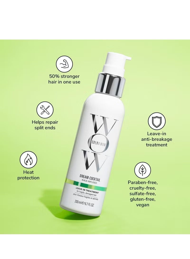 Color Wow Dream Cocktail Kale Infused for Unisex 200ml, Reduces Hair Breakage, Technology for Lasting Volume and Thickness - Image 2