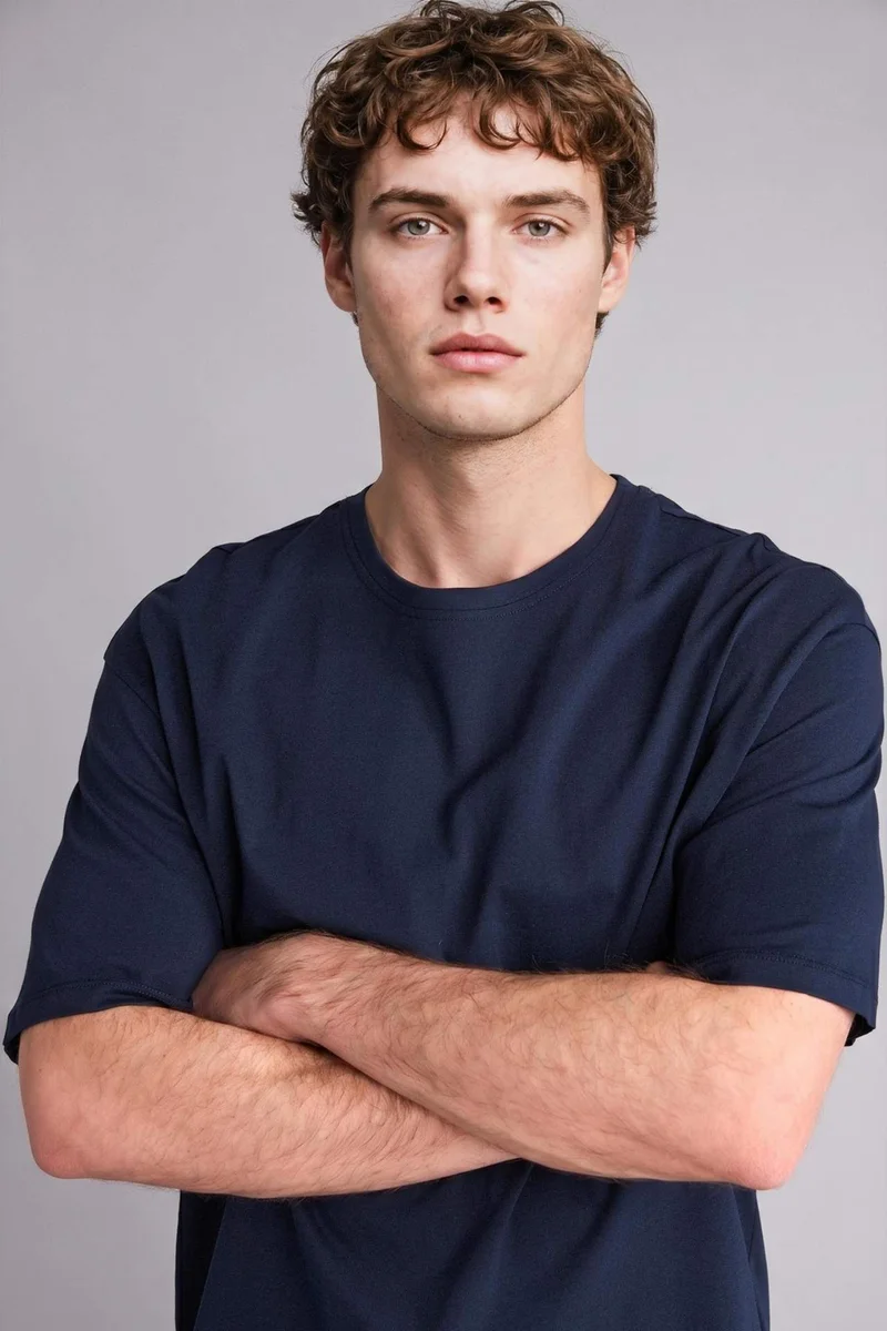 ديفاكتو Boxy Fit Short Sleeve Knitted Tops