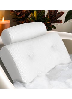 Everlasting Comfort Everlasting Comfort Luxury Bath Pillow - Head, Neck, Back Support Cushion for Bathtub, Spa, Soaking 