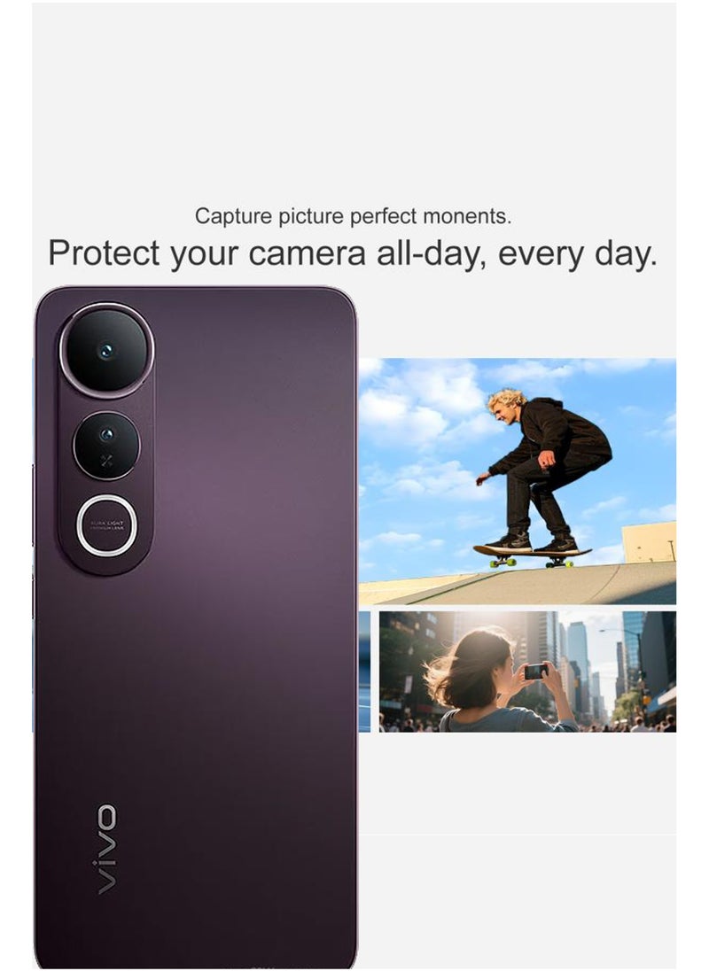 Generic - For Vivo V50 Lite 5G Back Camera Lens Glass Protector / Lens Shield / Scratch-Resistant Camera Glass Protector - Black - Image 1