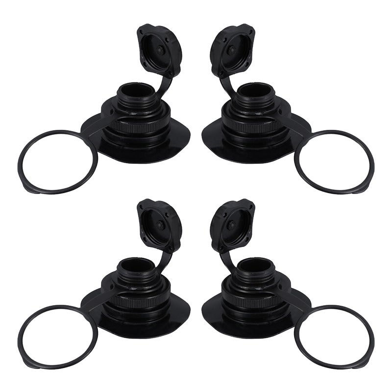 4 PCS Air Valves Boat Valves Plug Spiral Air Nozzle Replacement Accessory - Image 3