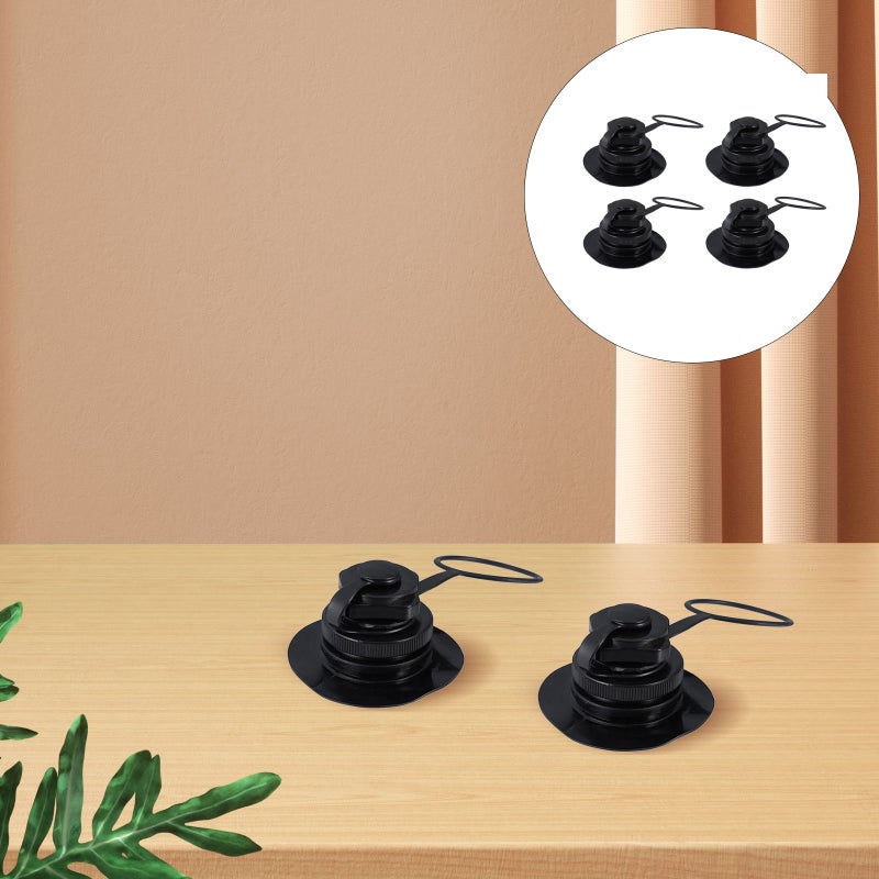 4 PCS Air Valves Boat Valves Plug Spiral Air Nozzle Replacement Accessory - Image 1