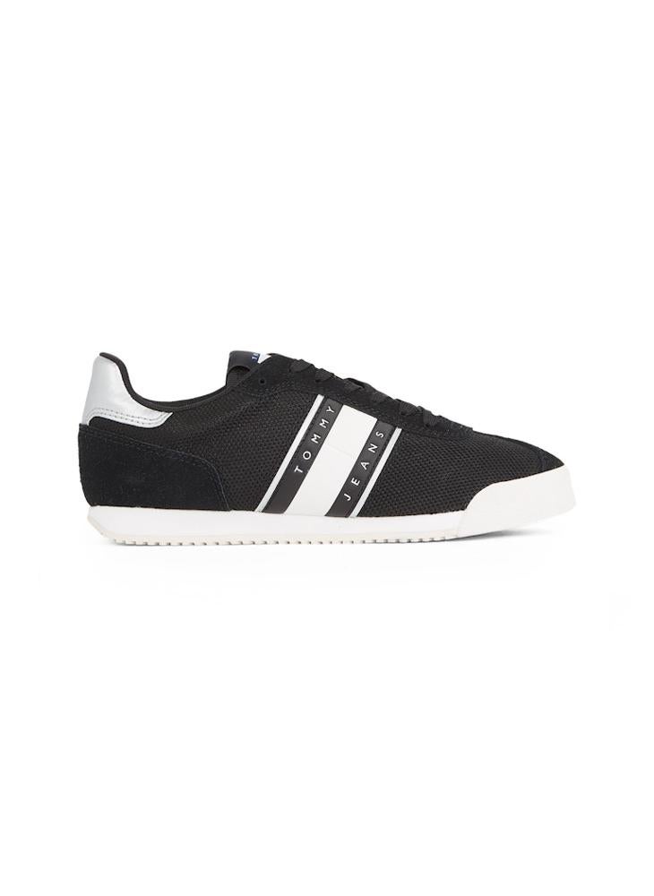 TOMMY JEANS Logo Detail Lace Up Low Top Sneakers  - Image 1