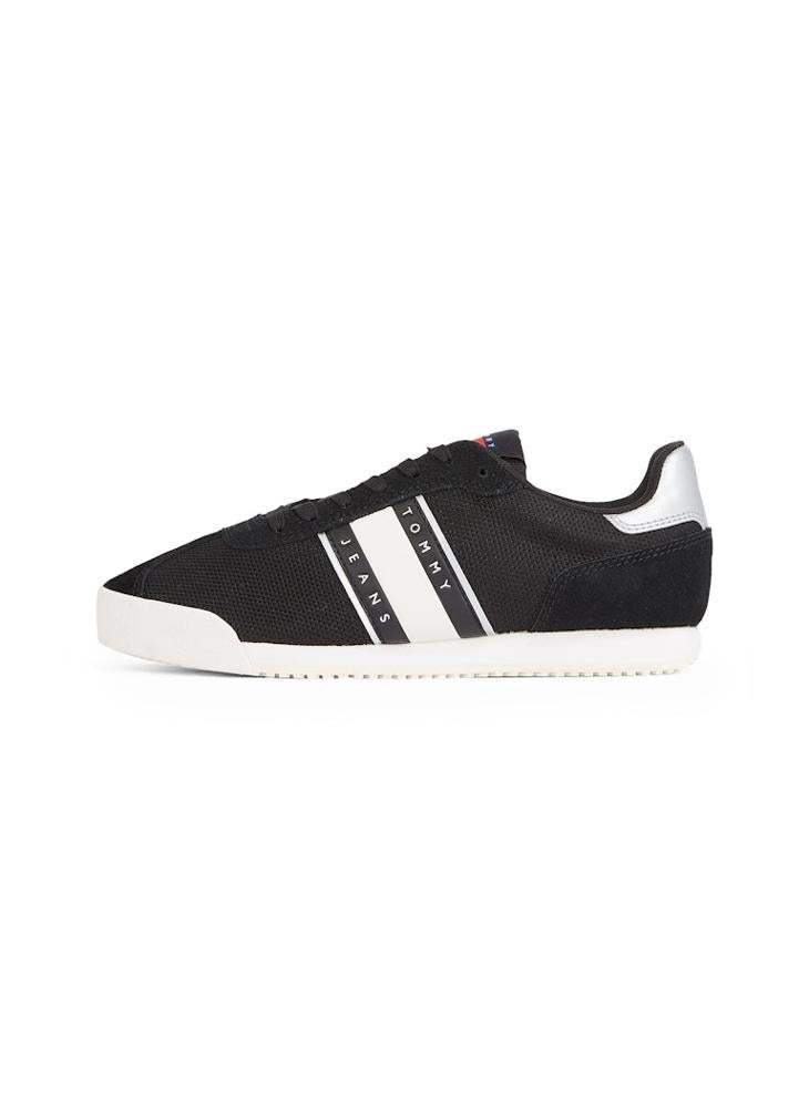 TOMMY JEANS Logo Detail Lace Up Low Top Sneakers  - Image 2
