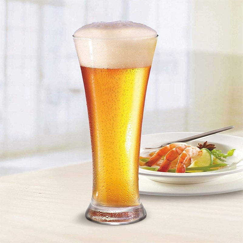 NVRA Premium JuiceWater Glass Set of 6 300ml Classic Highball Tumbler Glasses for Drinking Juice Milkshake Beer Cocktail Coke Lassi Soda Juice 6 - Image 4