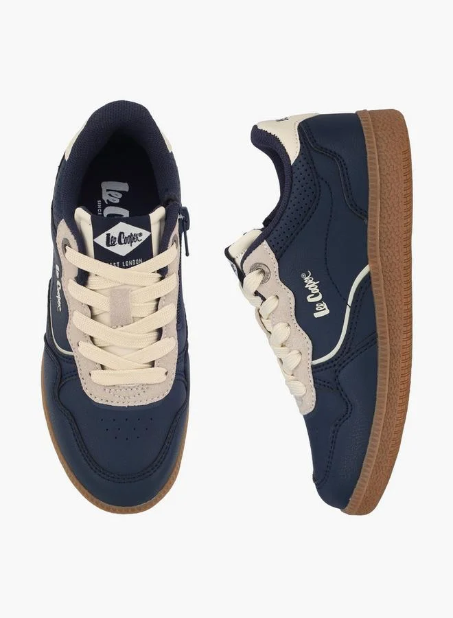 لي كوبر Boys Lace-Up Ankle Sneakers