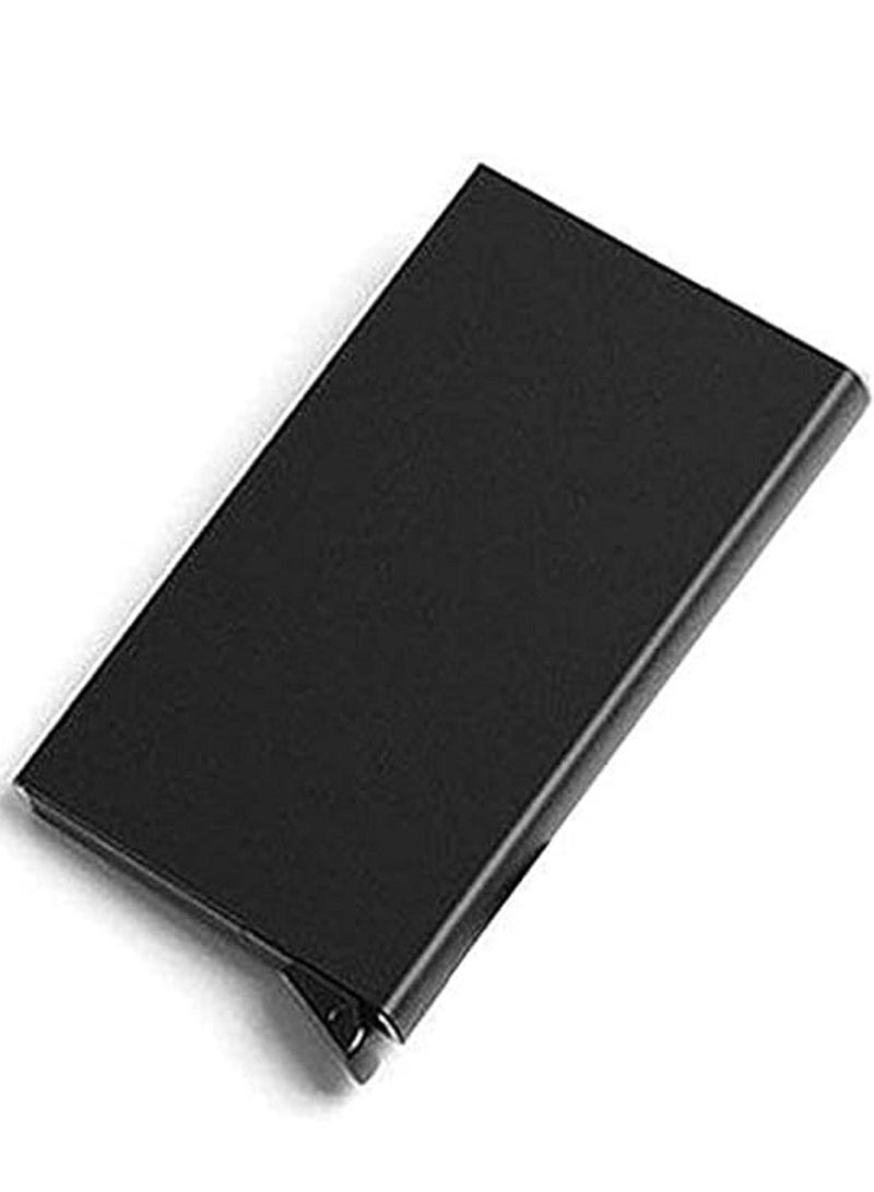 زوبا حافظة كروت معدنية نحيفة – محفظة بطاقات RFID من الألومنيوم للرجال والنساء - Image 3