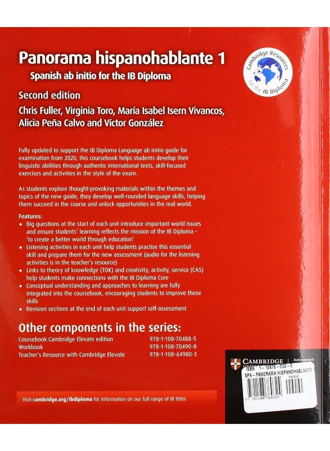 Cambridge University Press Panorama hispanohablante 1 Coursebook with Digital Access (2 Years): Spanish ab initio for the IB Diploma  - Image 2