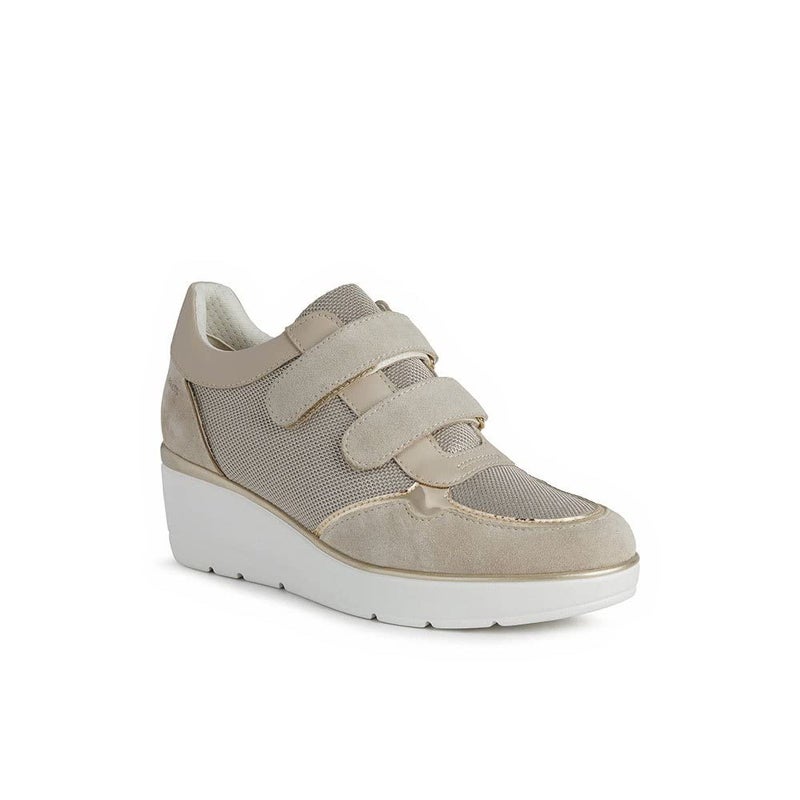 Geox Women's D Ilde B Sneakers, Lt Taupe, 38 EU - Image 2