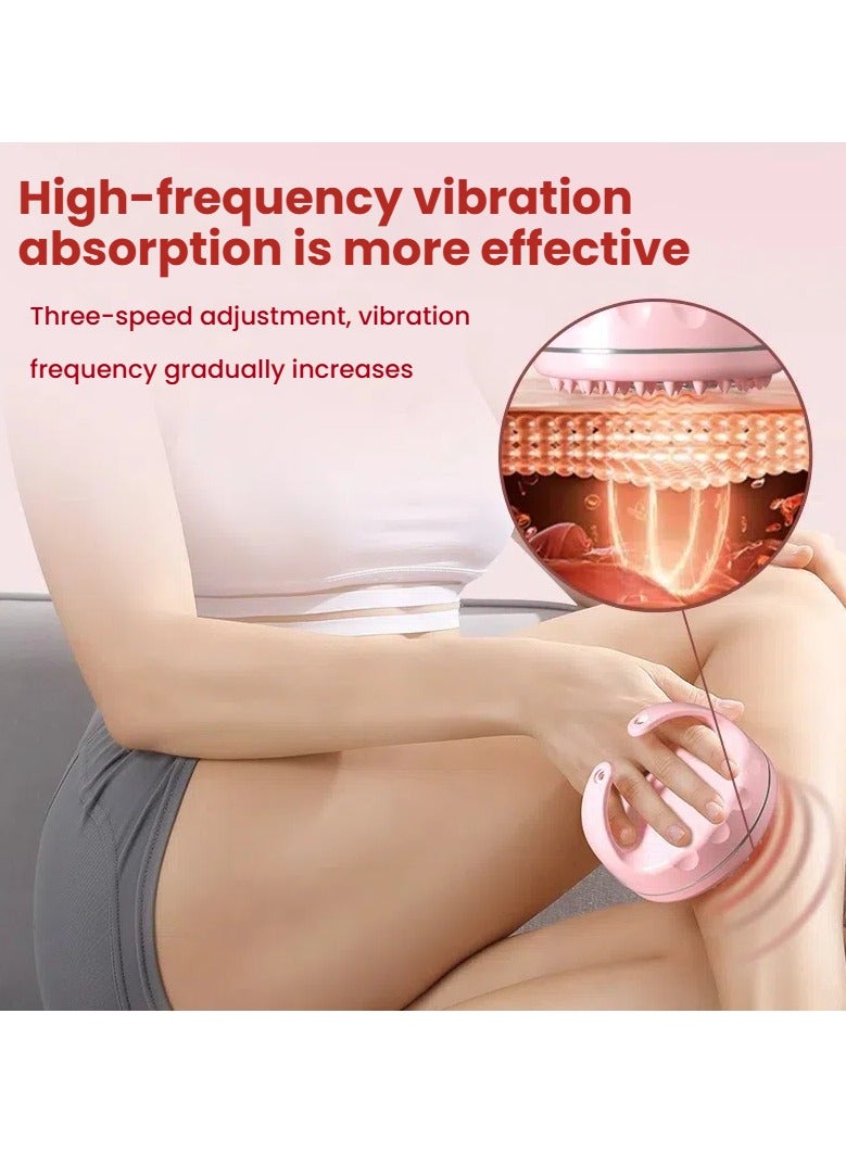 general Meridian brush electric scraping instrument leg vibrating dredging device massager rubbing abdomen and waist hot compress artifact - Image 3