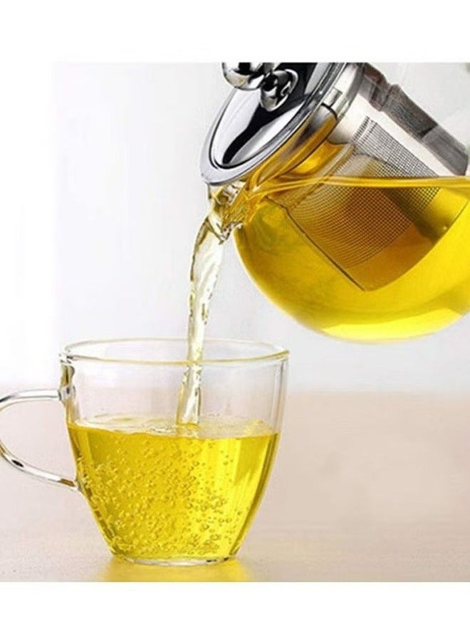 RollsTimi  Heat Resistant Glass Teapot With Stainless Steel Infuser 950ml  - Image 3