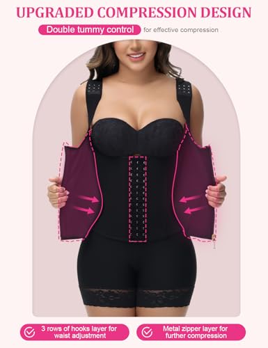 SHAPSHE مدرب الخصر SHAPSHE للنساء للتحكم في البطن كورسيه رياضي لتمارين الجسم للنساء بعد الولادة مع أحزمة - Image 3