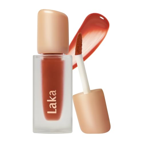Laka Fruity Glam Tint 45g015oz Glowing Lip Stain with Wide Color Spectrum Hydrating Lightweight Texture Buildable Color NonSticky Vegan KBeauty 114 Harmony - Image 1
