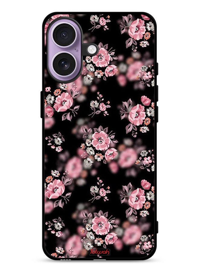 Tolwak Apple iPhone 17 Protective Case Cover Portrait Flowers Pattern - Image 1