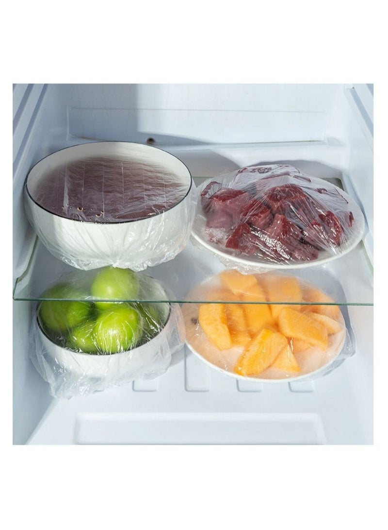 Fresh Keeping Bags,Elastic Plastic Food Storage Covers,Pe Cling Film Bag,Used For Fruit Preservation And Food Storage Clear - Image 2