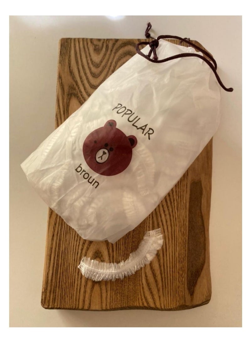 Fresh Keeping Bags,Elastic Plastic Food Storage Covers,Pe Cling Film Bag,Used For Fruit Preservation And Food Storage Clear - Image 1