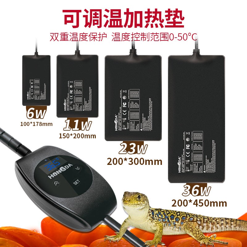 Digital Thermostat Pet Reptile Heating Pad for Turtle Gecko Snake Terrarium - Image 1