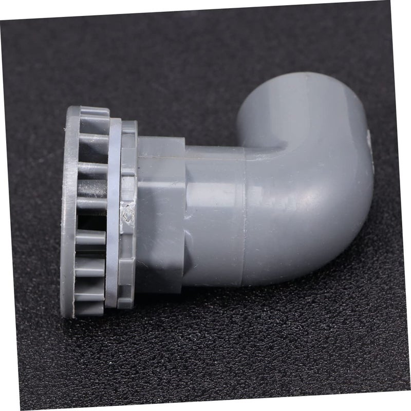 موصلات PVC لتصريف حوض السمك، ري الحدائق، أنبوب إمداد المياه، تصريف الحجم 1×2 قطعة أسود - Image 4