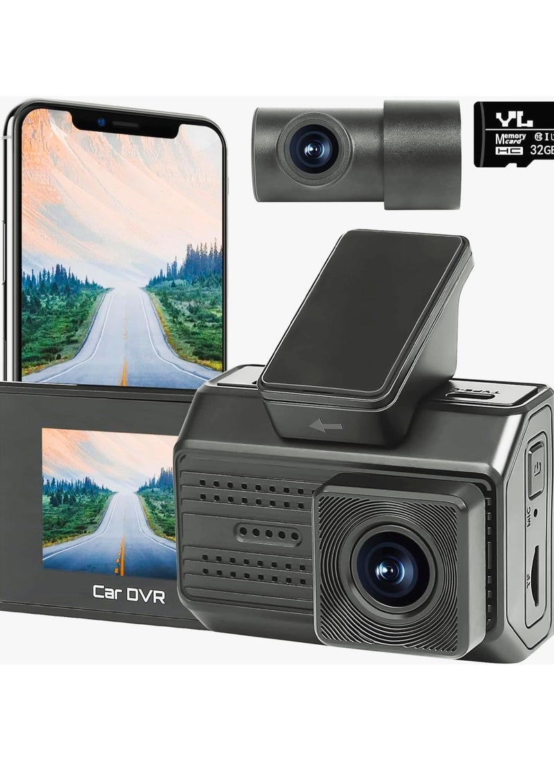 4K Dash Cam 2160P Built In GPS Wifi Dual Dash Cam For Car 24H Parking Auto Drive Vehicle Video Recorder Car Registrar Dual Lens - pzsku/Z65BFB3301598208FCEDEZ/45/_/1715603208/aa179c26-c0bd-4eb8-9b53-07a7f7b753dc