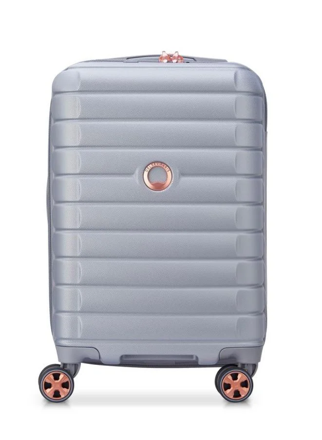 ديلسي _باريس shadow 5.0, 55 cm 4 double wheeled expandable cabin luggage trolley case - platinum