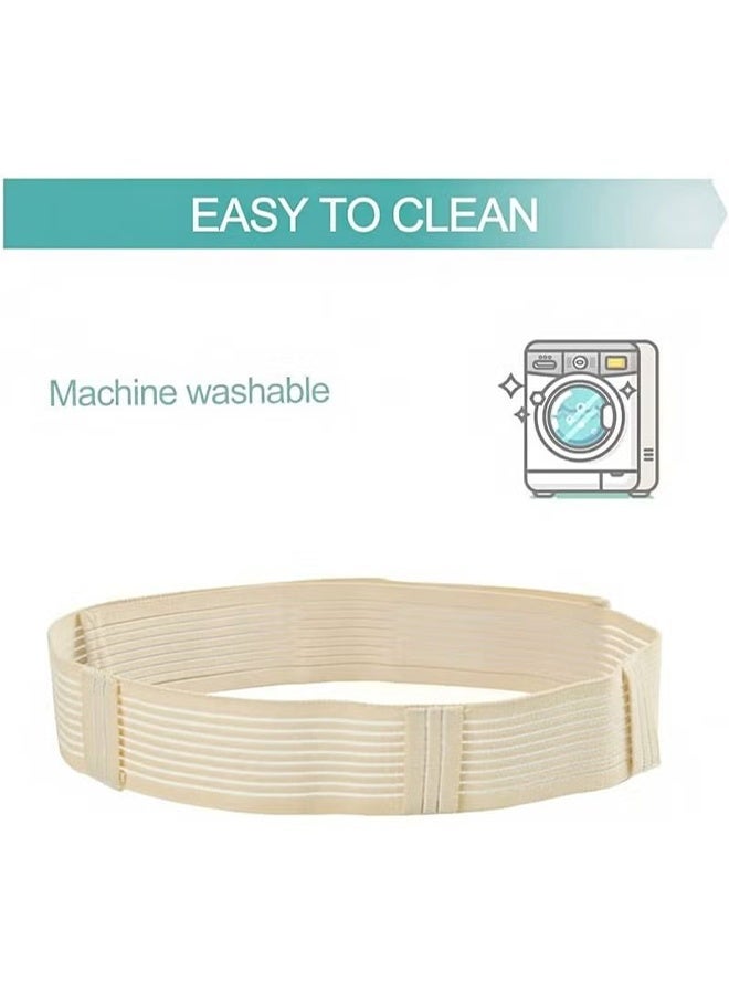APPTRIN Elastic Abdominal Belt, Peritoneal Dialysis Special Abdominal Belt, Adjustable Dialysis Supplies Pipeline Fixation Belt, Catheter Care Protection Belt - Size L - Image 5