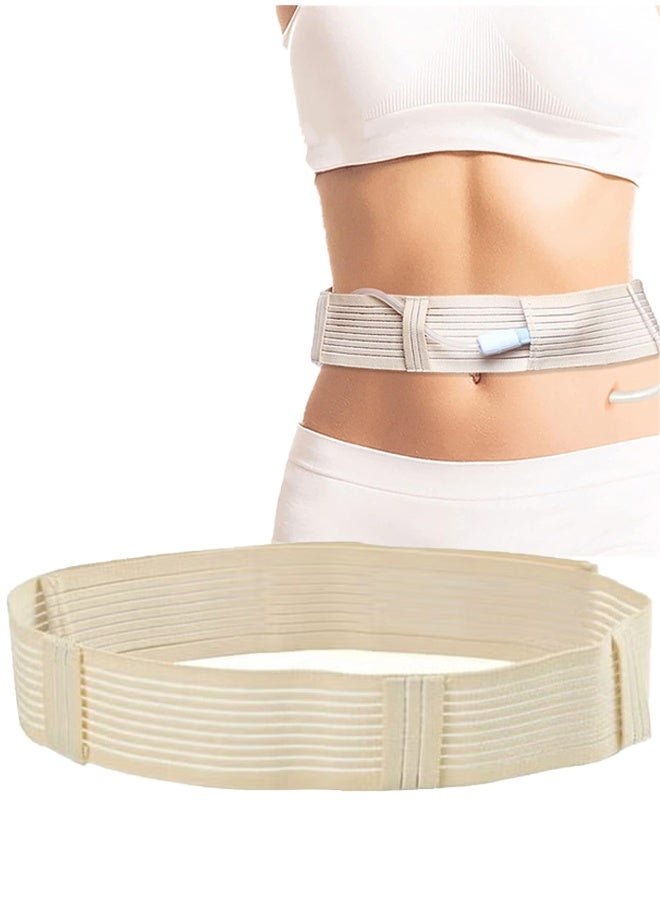 APPTRIN Elastic Abdominal Belt, Peritoneal Dialysis Special Abdominal Belt, Adjustable Dialysis Supplies Pipeline Fixation Belt, Catheter Care Protection Belt - Size L - Image 1