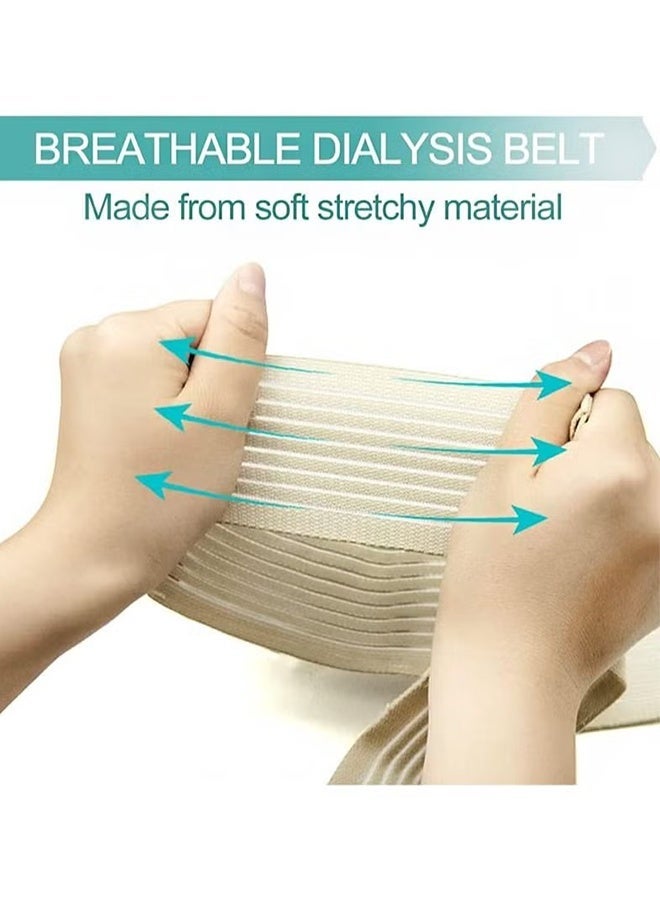 APPTRIN Elastic Abdominal Belt, Peritoneal Dialysis Special Abdominal Belt, Adjustable Dialysis Supplies Pipeline Fixation Belt, Catheter Care Protection Belt - Size L - Image 3