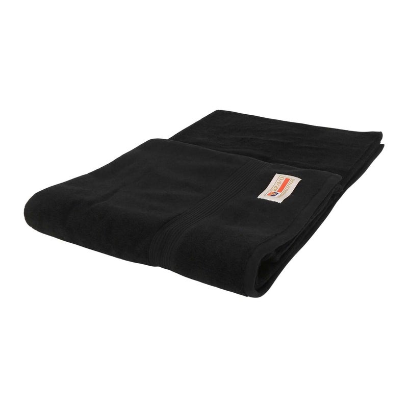 Bravo Bath Towel, 90 x 150 cm, Black