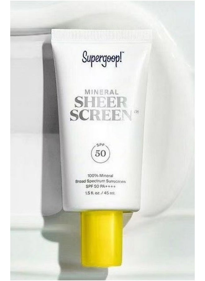 Supergoop! SUPERGOOP! Mineral Sheer Screen SPF 50 45ml  - Image 1