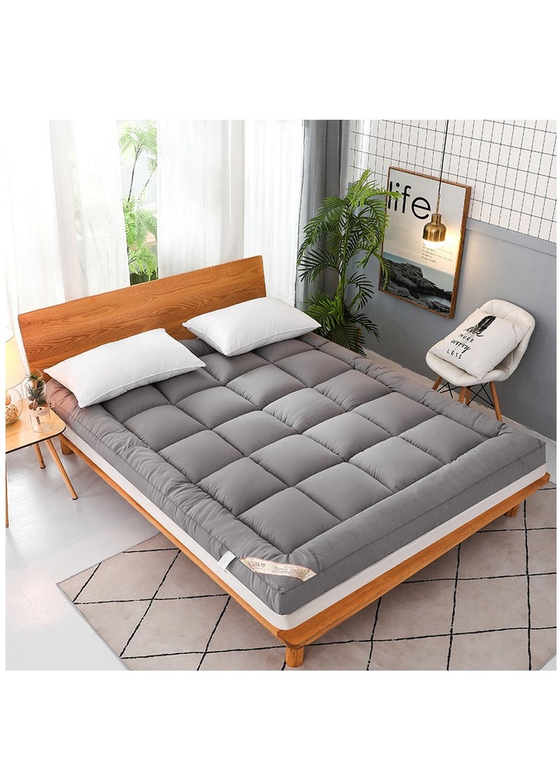 XiuWoo Portable Foldable Breathable Fluffy Ultra-Soft Ergonomic Memory Foam 3D Mattress Topper, Mattress Protector Fitted, Bed Mattress Pad, Floor Mattress, Sleeping Mattresses Pad (120*200cm)  - Image 2