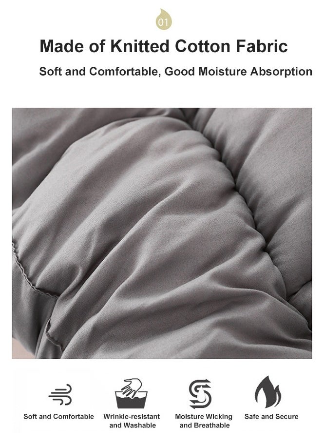 XiuWoo - Portable Foldable Breathable Fluffy Ultra-Soft Ergonomic Memory Foam 3D Mattress Topper, Mattress Protector Fitted, Bed Mattress Pad, Floor Mattress, Sleeping Mattresses Pad (120*200cm) - Image 1
