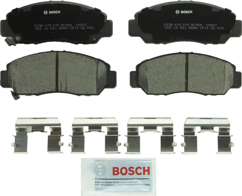 BOSCH BC959 QuietCast Premium Ceramic Disc Brake Pad Set - Compatible with Select Acura CSX; Honda Accord; FRONT - Image 2