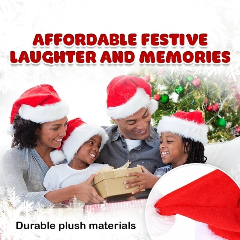 klarako Christmas Santa Hat, Christmas Singing Dancing Hat, Singing and Dancing Electric Christmas Santa Hat for Adults Kids,Swing Musical Funny Toy Hat for Christmas New Year Party Supplies Xmas - Image 4