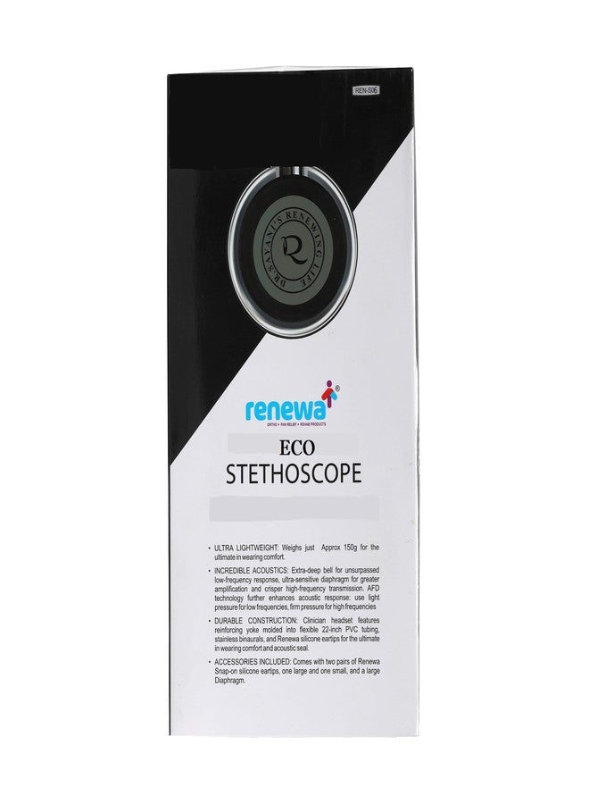 Renewa Stethoscope for doctors compact and durable design high acoustic sensitivity -Eco - Image 3