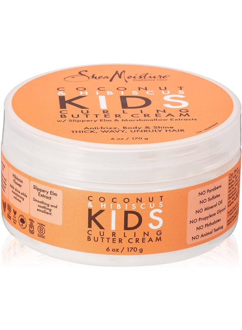 Coconut & Hibiscus Kids Curling Butter Cream (6oz) 170g