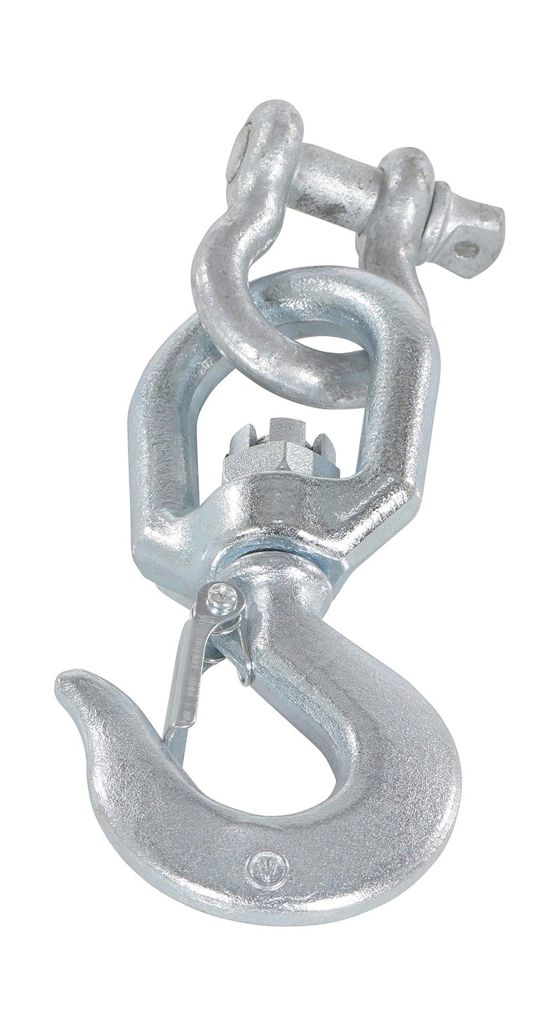 Vestil Hook-S-4 Steel Swivel Lifting Hook With Clevis  4 000-Lb. Working Load Limit - Image 3