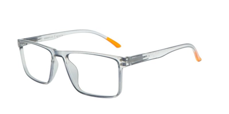 Lens+ Lensplus Square TR Full Rim Eyeglasses with Blue Cut Lightweight Unisex Eyewear for Men & Women | Stylish Computer & Daily Use Frame - Image 3