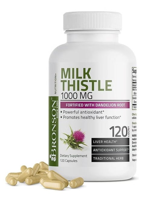 Silymarin Thistle Extract 100mg 120 Veg Capsules