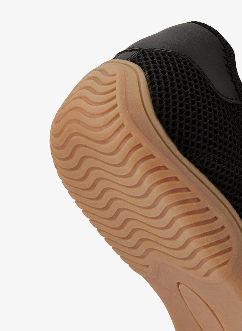 Lee Cooper Women's Textured Sneakers with Hook and Loop Closure - Image 5