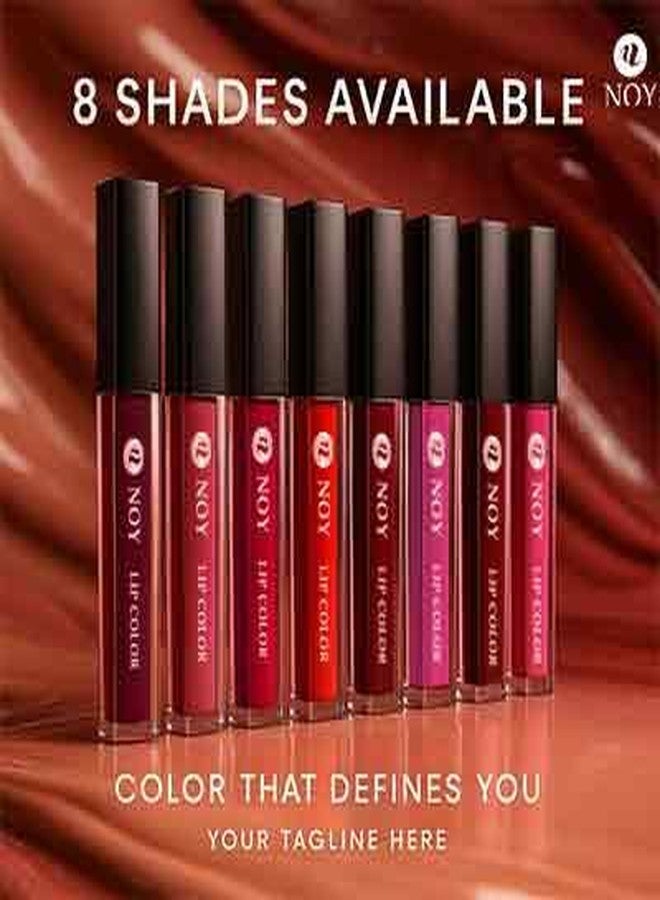 NOY Liquid Matte Lipstick Combo True Matte Lightweight Wear Liquid Lipstick Peach, BABY PINK Pack of 2 - Image 5