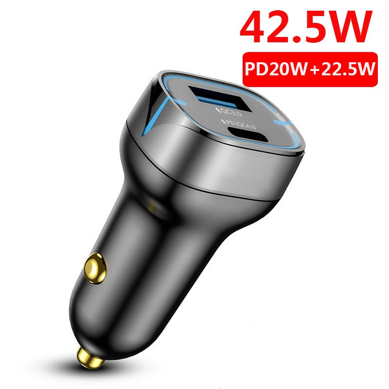 New Car Charger Pd Fast Charge Qc3.0 Flash Charge Multi-Function Cigarette Lighter 45W Car Charger Car Supplies - Image 1