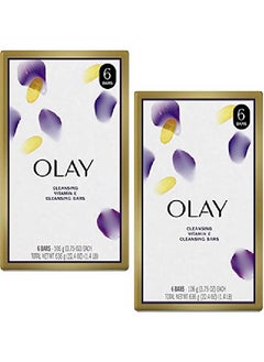Age Defying Moisturize Outlast Beauty Bar Soap With Vitamin E 6 Bars 3.75 Oz X 2 Pack (Total : 12 Bars)