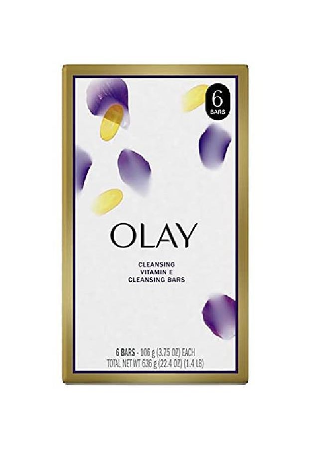 Olay - Age Defying Moisturize Outlast Beauty Bar Soap With Vitamin E 6 Bars 3.75 Oz X 2 Pack (Total : 12 Bars) - Image 1