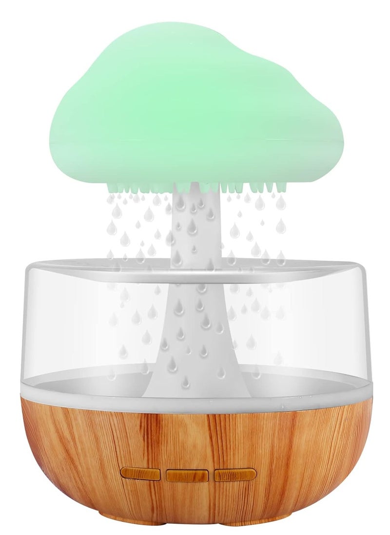 Prime by javaudan Rain Cloud Humidifier, Cute Water Drip Essential Oil Diffuser with 7 LED Light, Raining Cloud Night Light Aromatherapy Diffuser Rain Drop Humidifier for Anxiety and Stress Relief  - Image 1