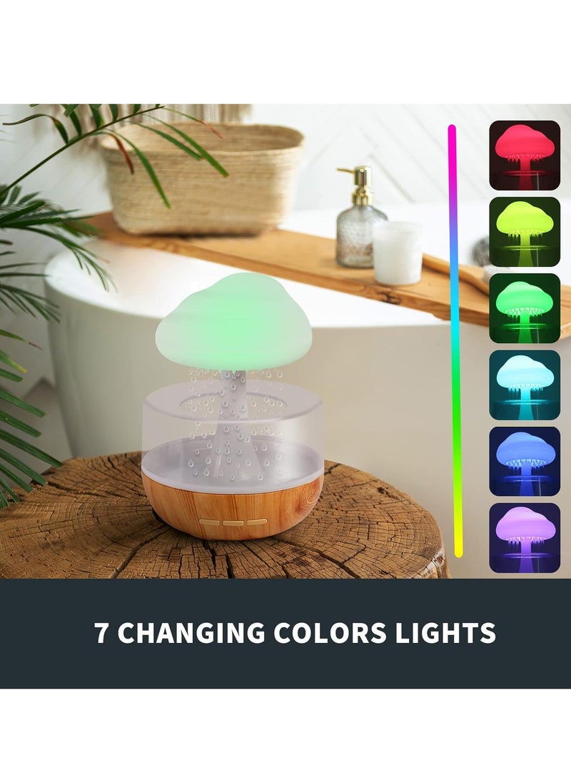 Prime by javaudan Rain Cloud Humidifier, Cute Water Drip Essential Oil Diffuser with 7 LED Light, Raining Cloud Night Light Aromatherapy Diffuser Rain Drop Humidifier for Anxiety and Stress Relief  - Image 5