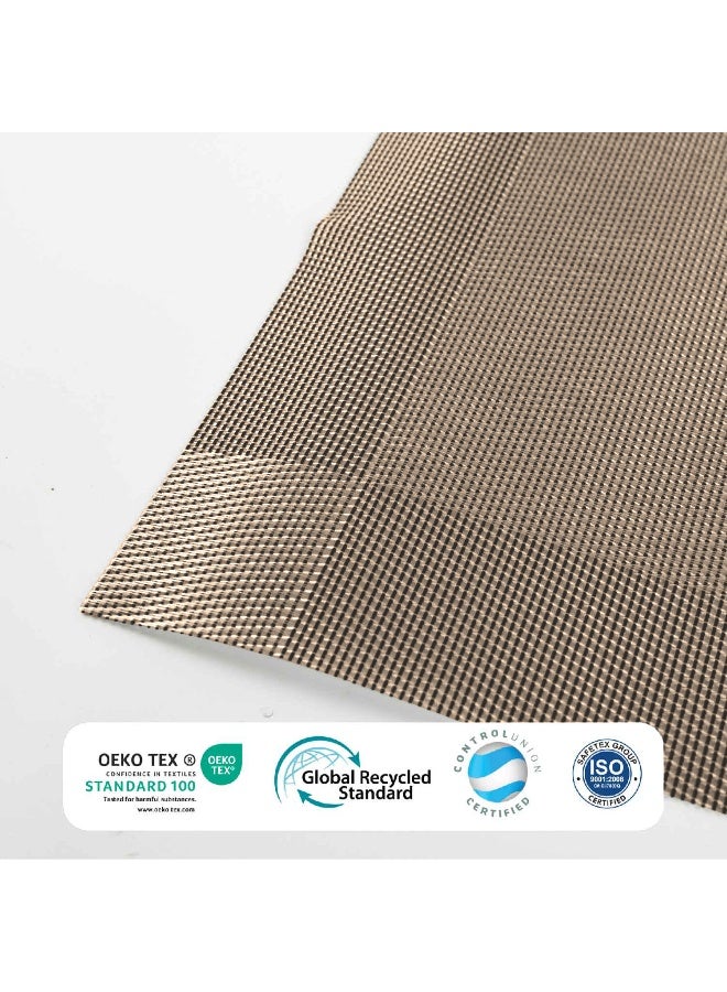 Rest Set Of 6 Heat Resistant Place Mats Washable PVC Table Mats  - Image 3