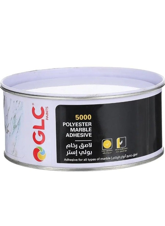 Generic - GLC marble polyester adhesive paint - transparent - for all types of marble and granite 5000 weight one kilo - Image 1