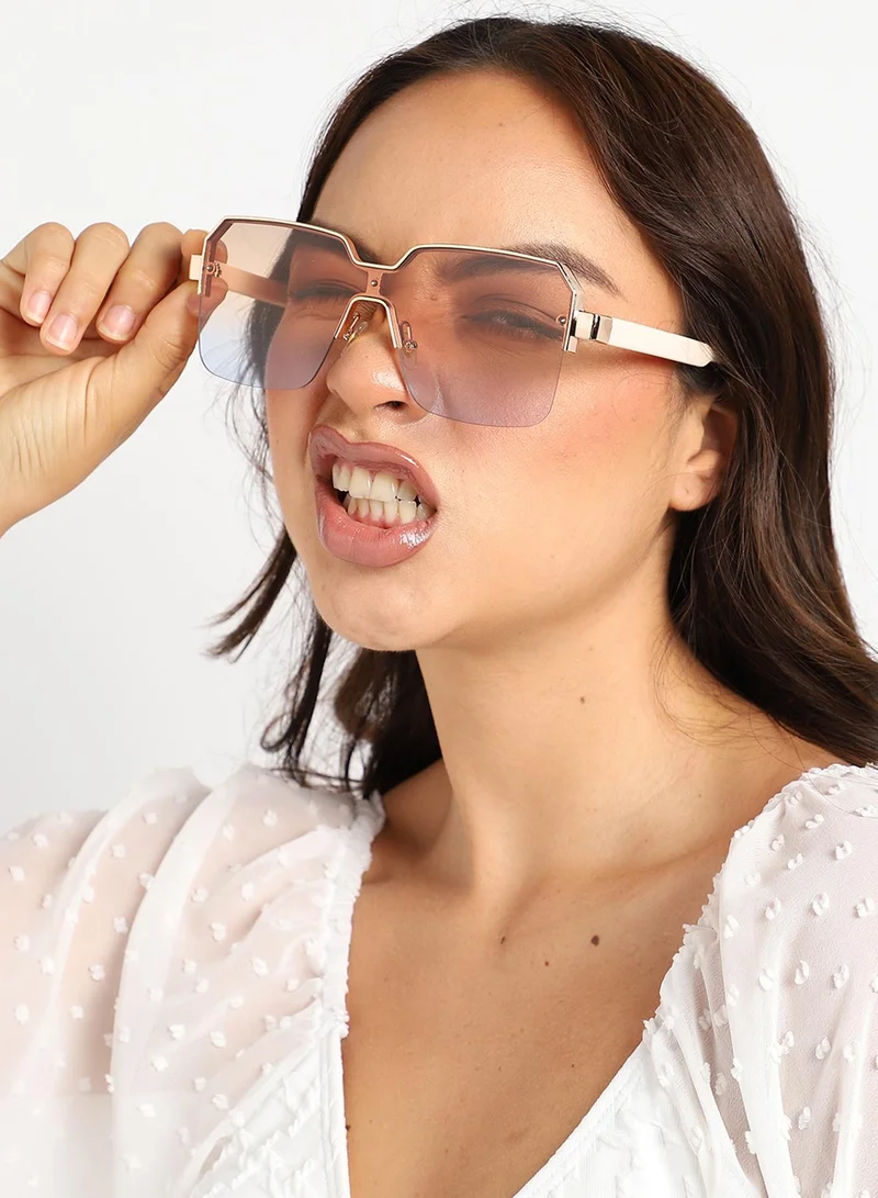 Haute Sauce Rectangular Sunglasses